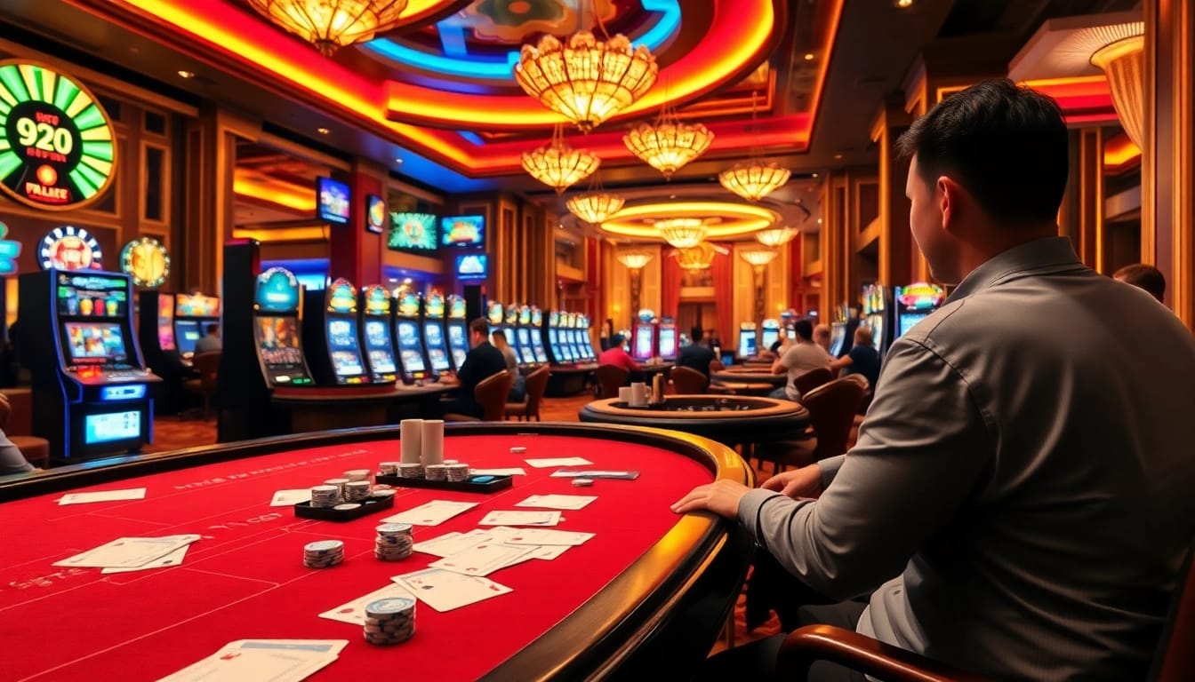 Experience the excitement at Nhà cái 99OK with vibrant casino games and poker tables.