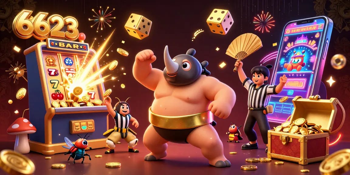 Experience thrilling wins at 6623 Casino with slots and exciting jackpot features.