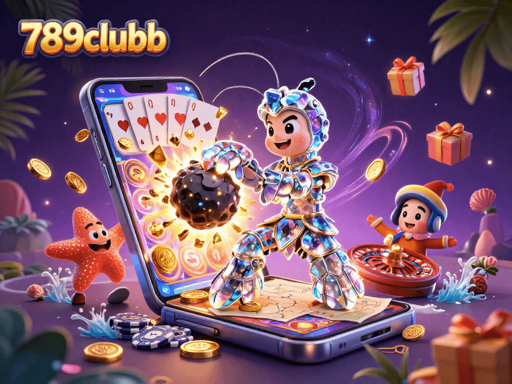 Experience thrilling slots at 789clubb with a galactic samurai and exploding gems!