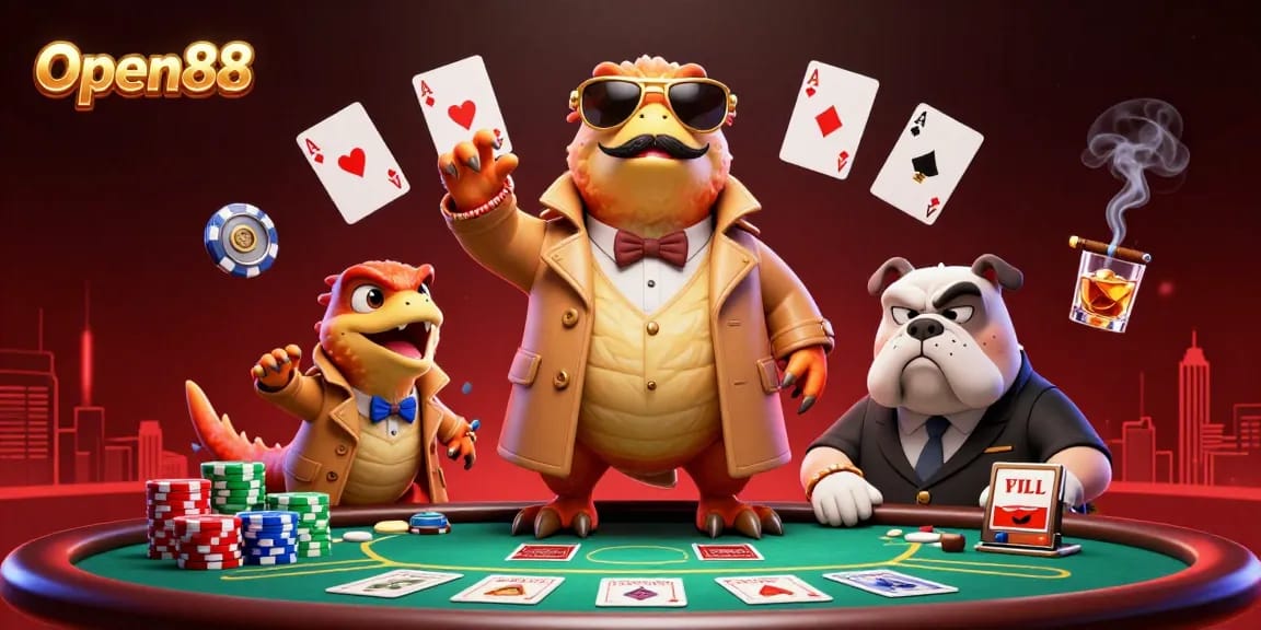 Experience the excitement of Open88 as raptors prepare to enter the VIP casino lounge.