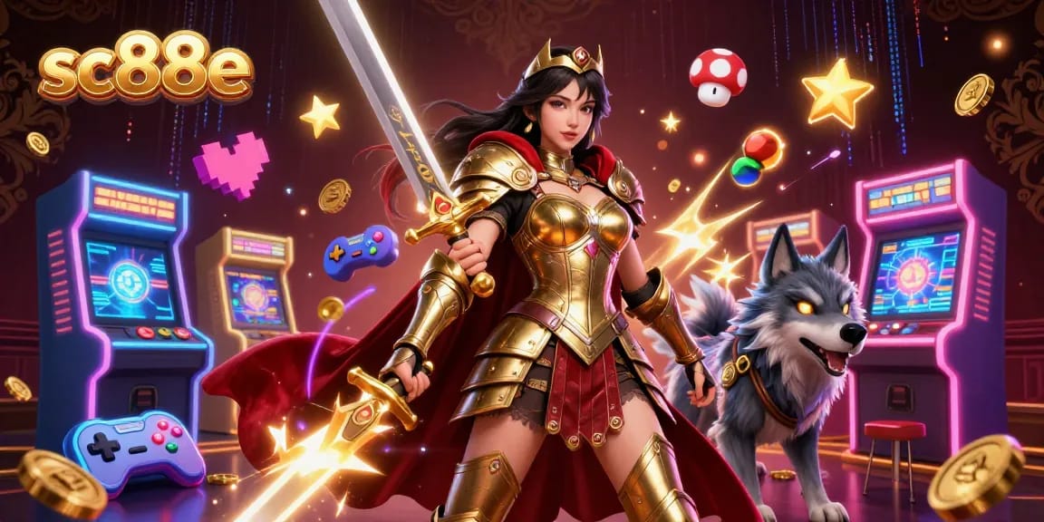 Experience the thrilling gameplay at sc88e with a captivating scene of casino excitement.