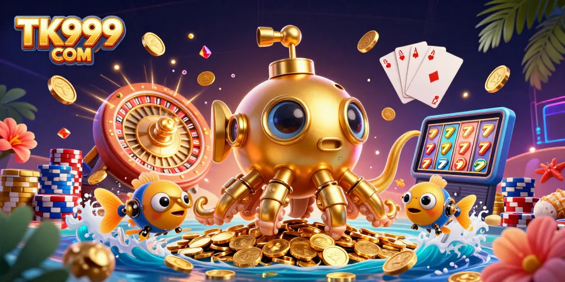 Spin the 3D roulette wheel and immerse yourself in the world of TK999 COM and golden treasures.