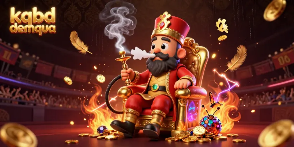 Watch "kqbd dem qua" come alive in a vibrant 3D scene showcasing a dynamic sports betting atmosphere.