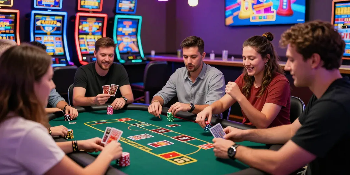 Engaged players at a credit card casino from https://chps.org.uk enjoying vibrant gameplay and promotions.