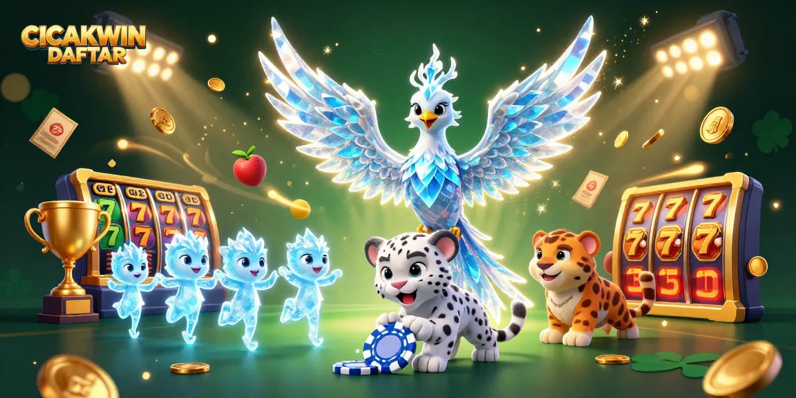 Play thrilling slots on CICAKWIN DAFTAR with exciting games featuring vibrant characters and jackpot elements.