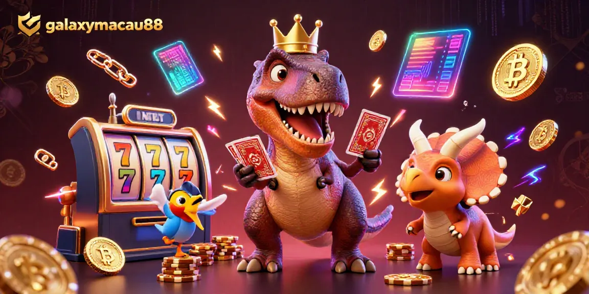 Experience exciting gameplay at galaxymacau88 with colorful characters and vibrant casino elements.