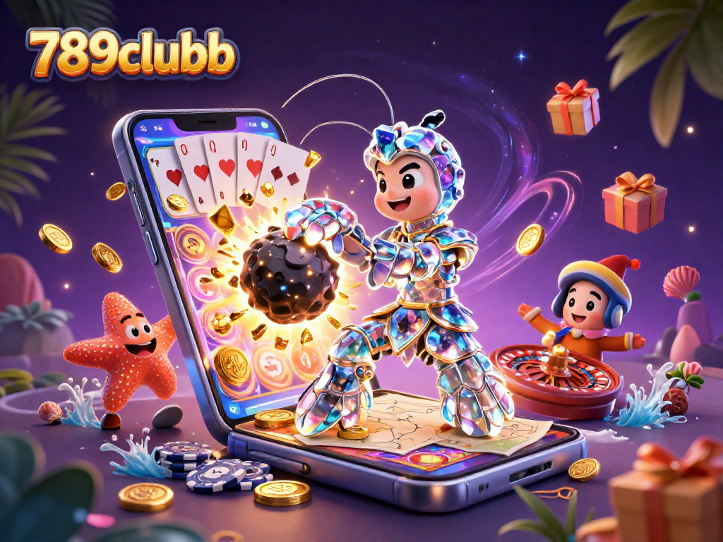 Experience thrilling slots at 789clubb with a galactic samurai and exploding gems!