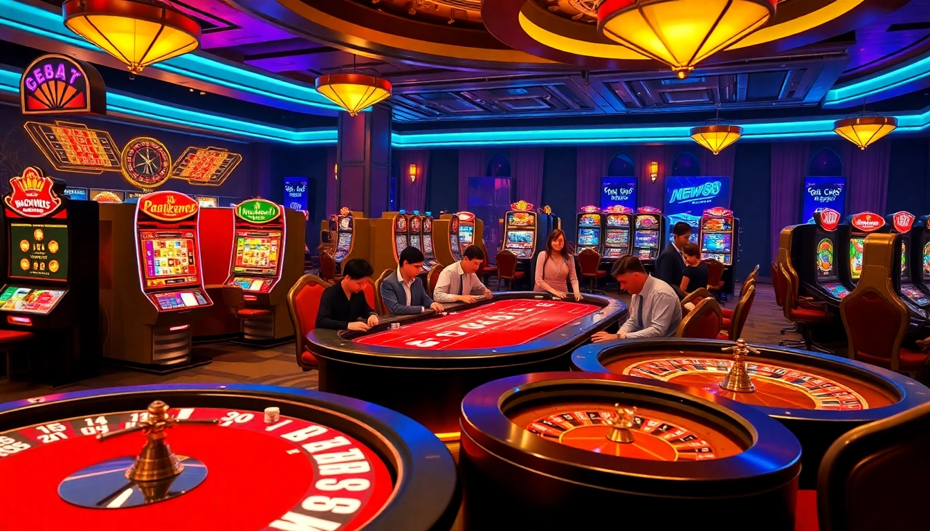new88 players enjoying high-stakes table gaming and vibrant casino atmosphere