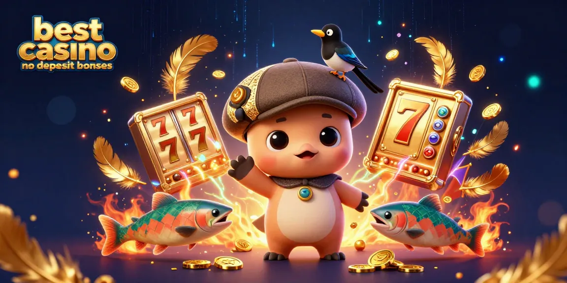 Engage with the best casino no deposit bonuses illustrated in a vibrant 3D scene showcasing excitement and fun.