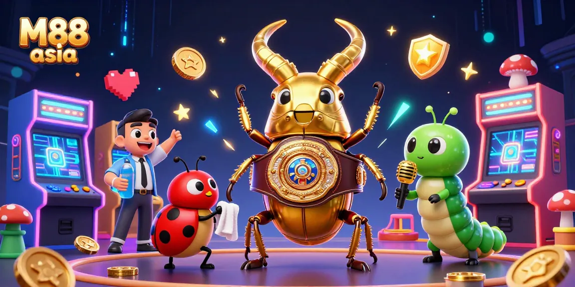 Experience thrilling gameplay at M88 asia's vibrant online casino with exciting elements and characters.